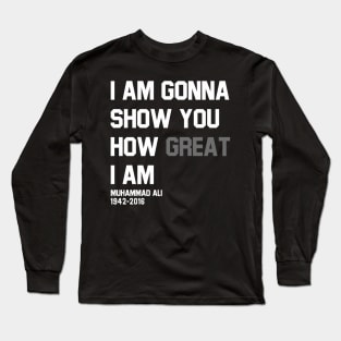 muhammad ali quotes Long Sleeve T-Shirt